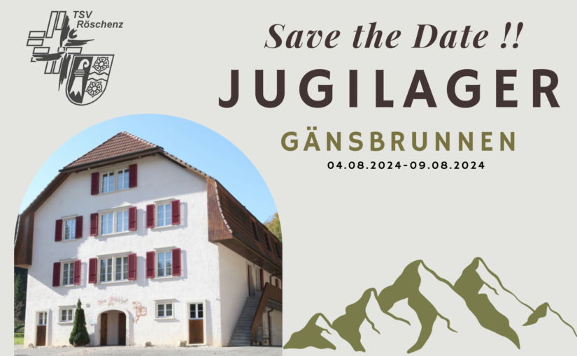 Save the Date !! Jugilager 2024 